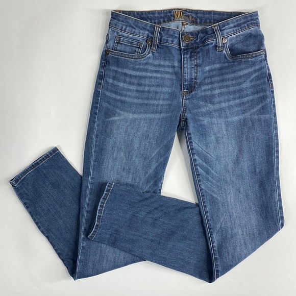 KUT Denim Tapered Leg Jeans Size 2 30x30 - Picture 1 of 13